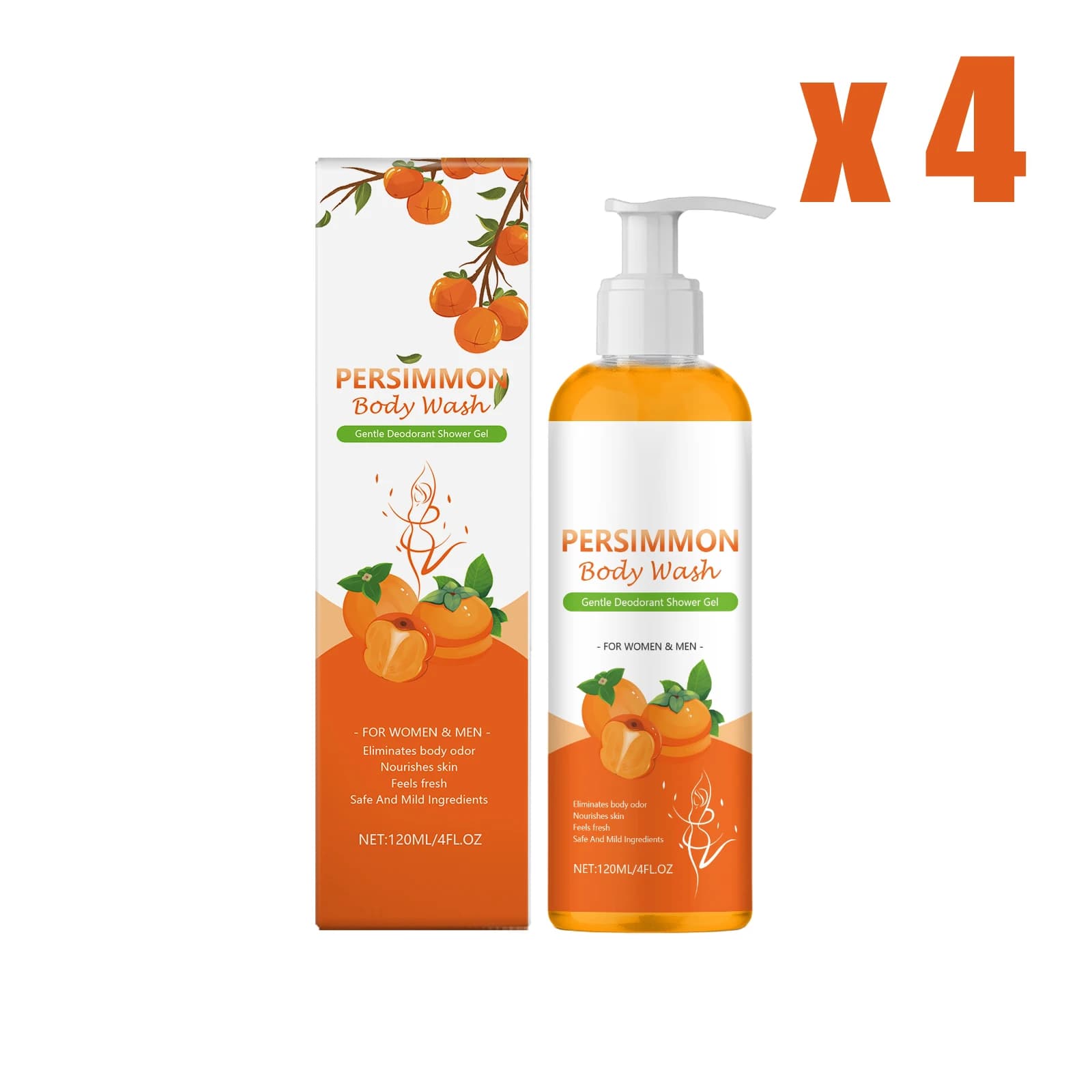 Persimmon Body Wash for Face and Body