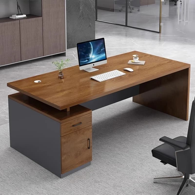 Bedroom Modern Office Desk Design Storage Luxury Fashionable Office Desk Classic Working Biurko Do Komputera Home Accessories