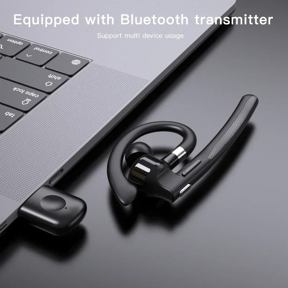 Wireless Bluetooth Earphone Headset with Dual Microphone