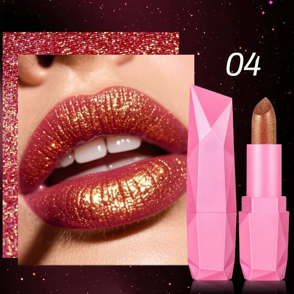Metallic Glitter Hydrating Lipstick