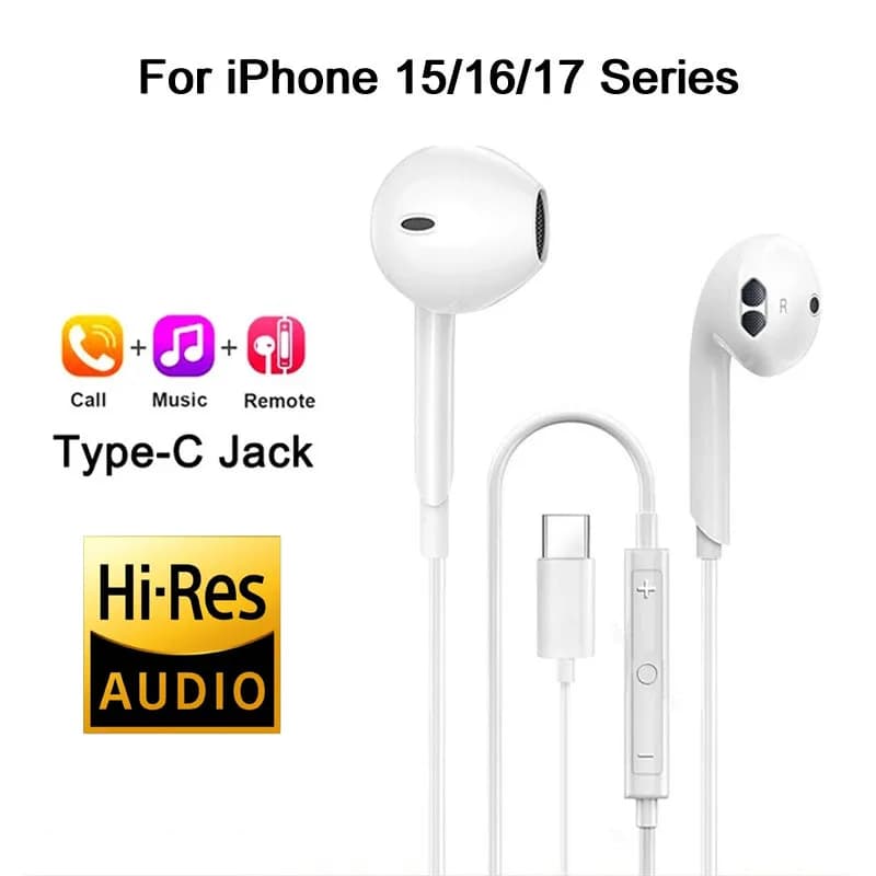 Wired In-Ear Headphones with Microphone