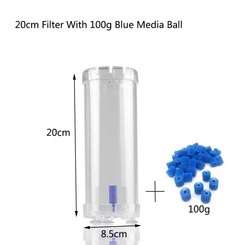 Fluidized Bed Aquarium Filter With Bio Media