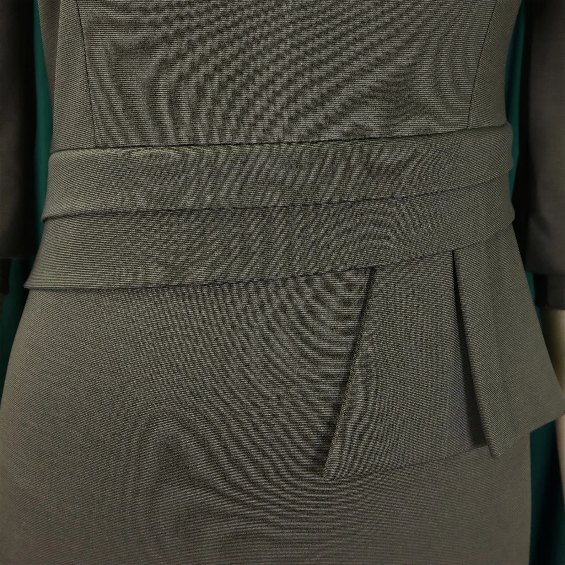 Elegant O-Neck Half Sleeve Sheath Work Dress