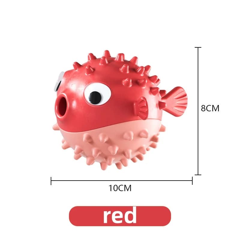 Bouncing Fish Treat Dispenser Dog Toy