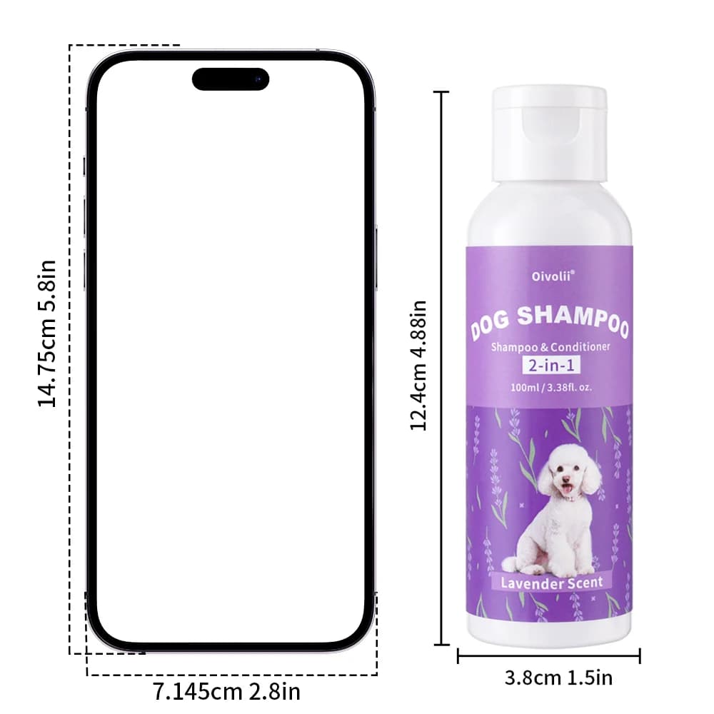 2-in-1 Dog Shampoo & Conditioner Lavender