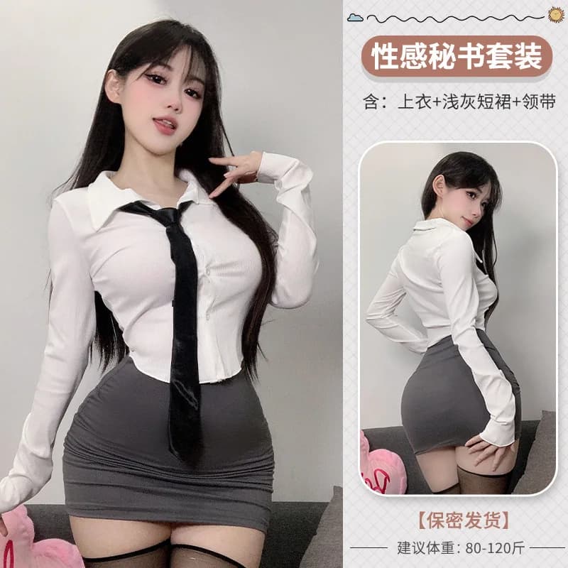 Women's Professional Shirt And Skirt Set