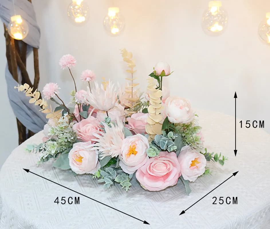 45cm Artificial Flower Wall Decoration Panel