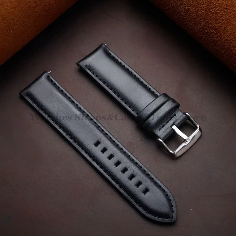 Leather Watch Strap with Quick Release