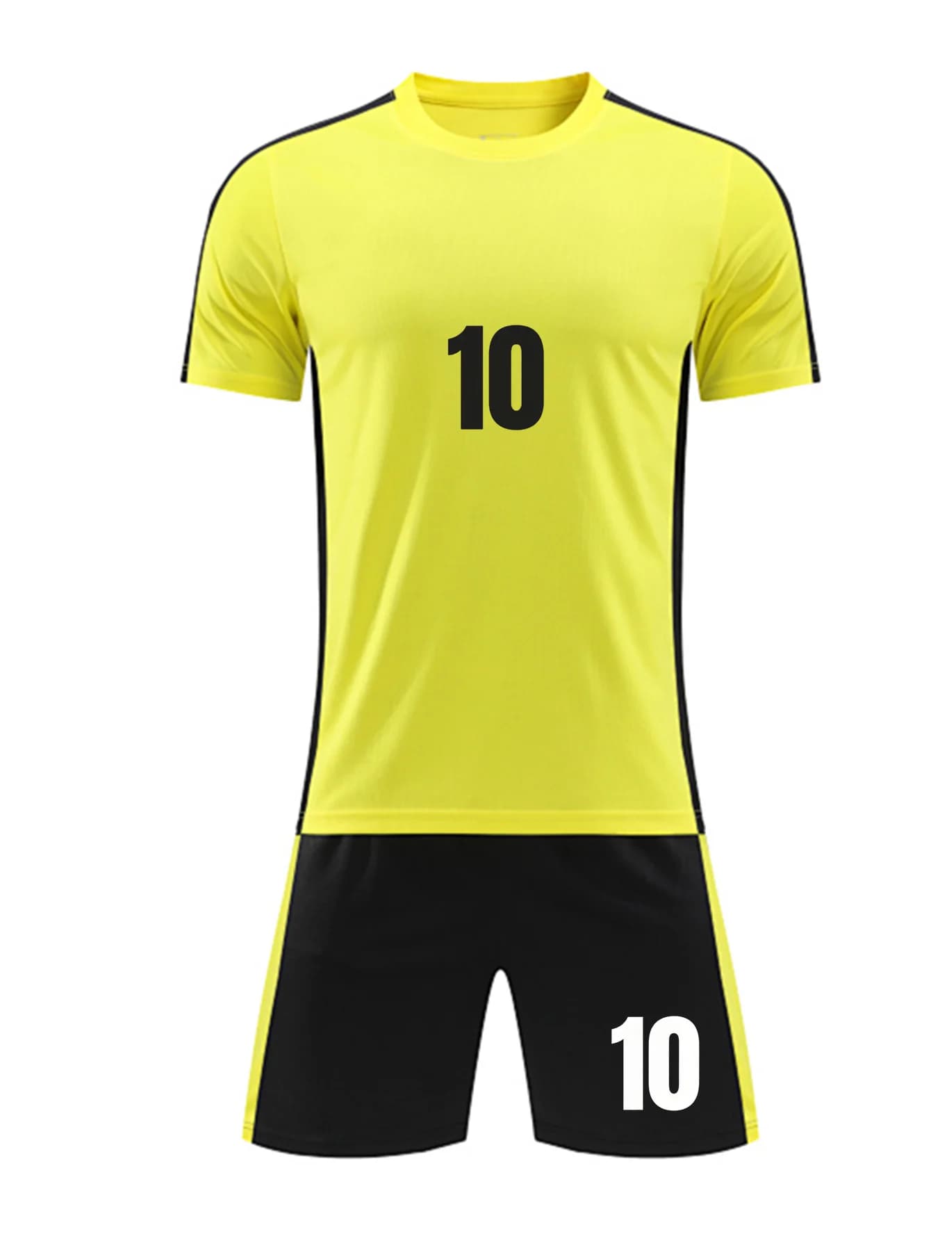Unisex Blank Soccer Jersey Set