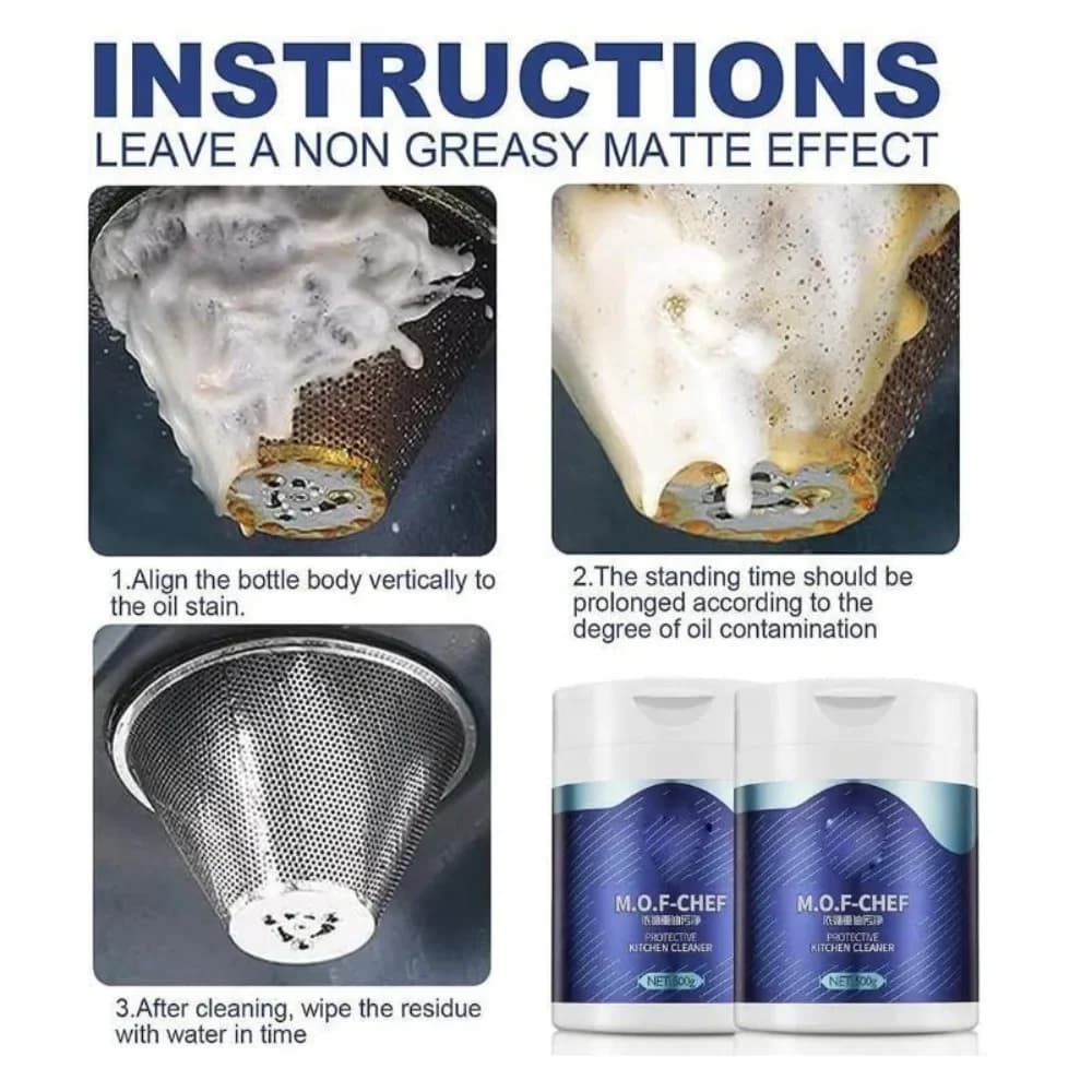 Heavy Oil Stain Remover Powder