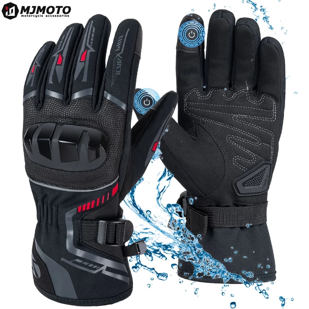 Winter Motorcycle Gloves Waterproof Touchscreen
