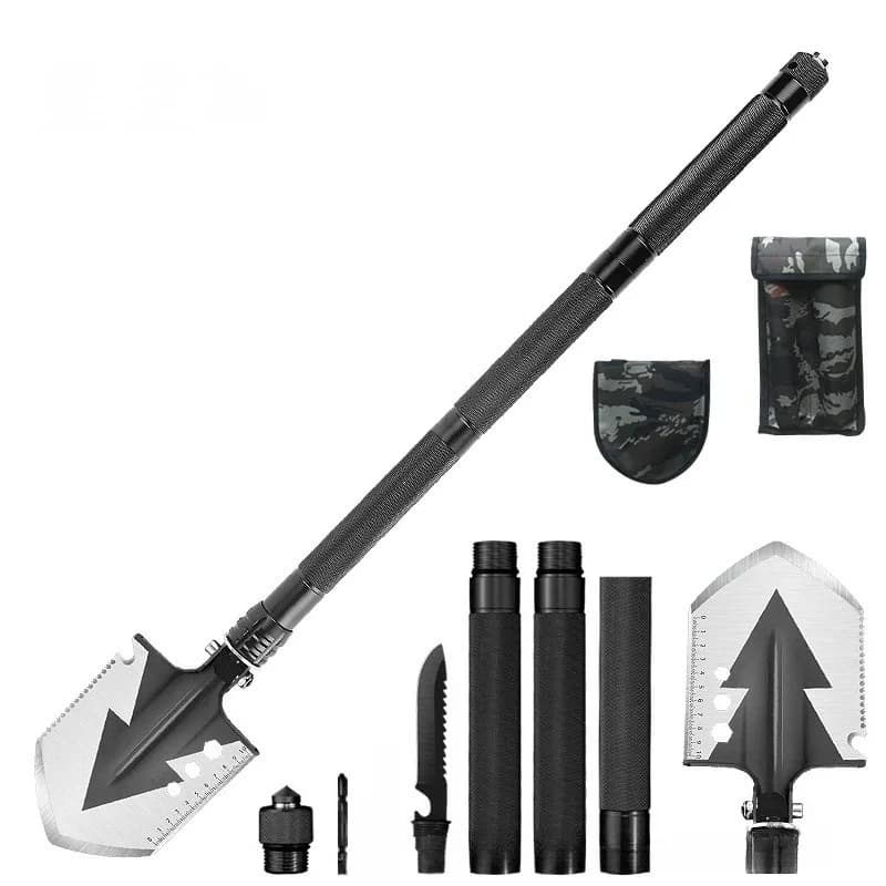 Compact High Carbon Steel Garden Shovel