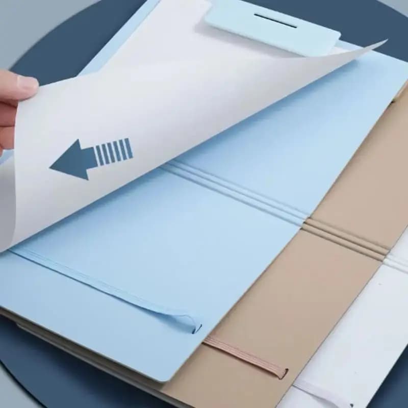 A4 Waterproof File Folder with Elastic Buckle