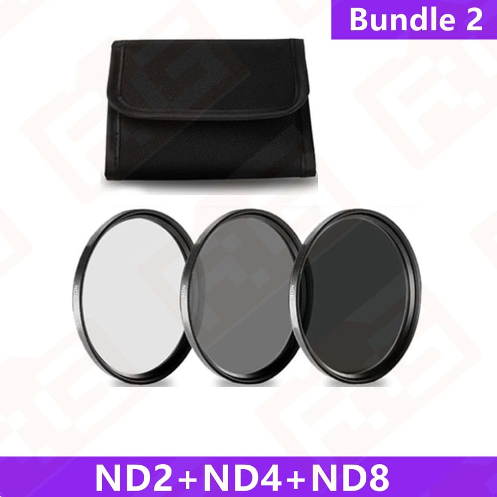 Camera Lens Filter Kit with ND and Macro Lenses