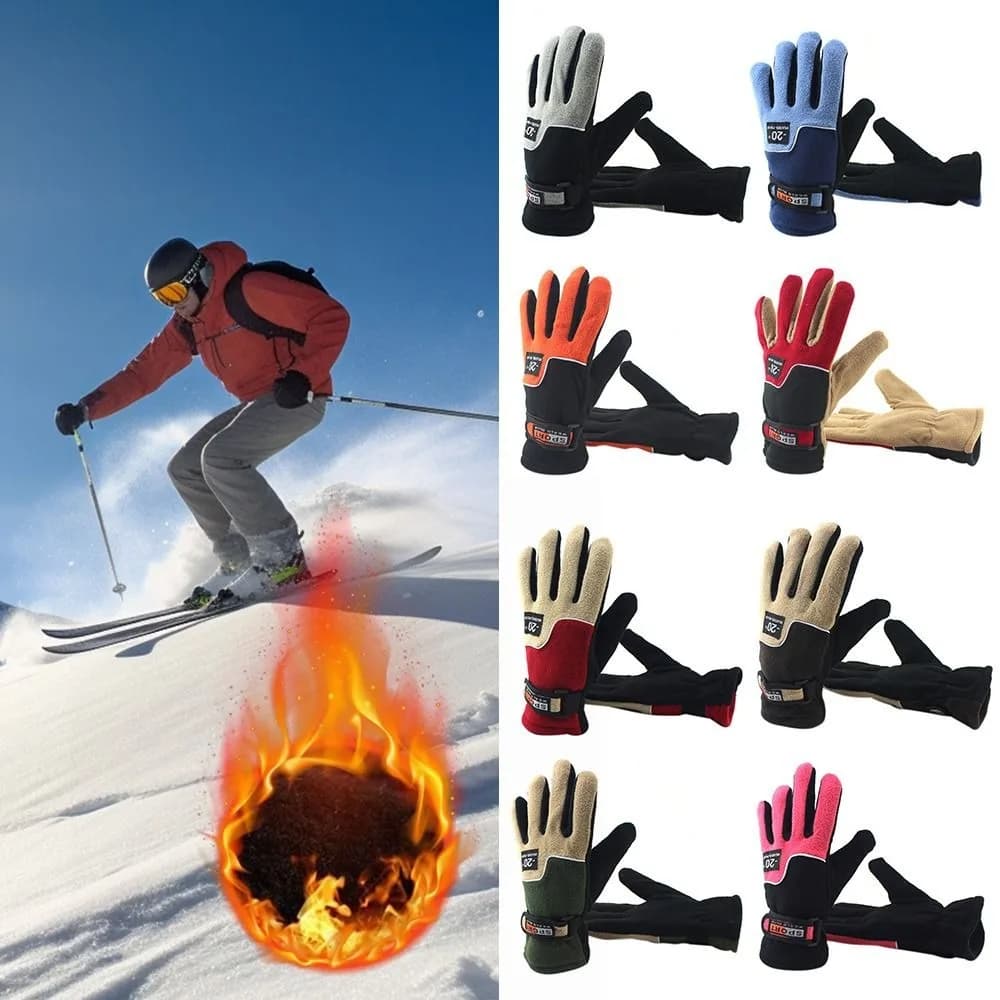 Winter Thermal Gloves for Skiing and Cycling
