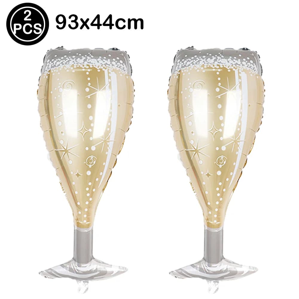 Adult Birthday Party Whisky Champagne Beer Cups Balloon Beer Cheers Father's Day 30th 40th 50th 60th Birthday Party Decor