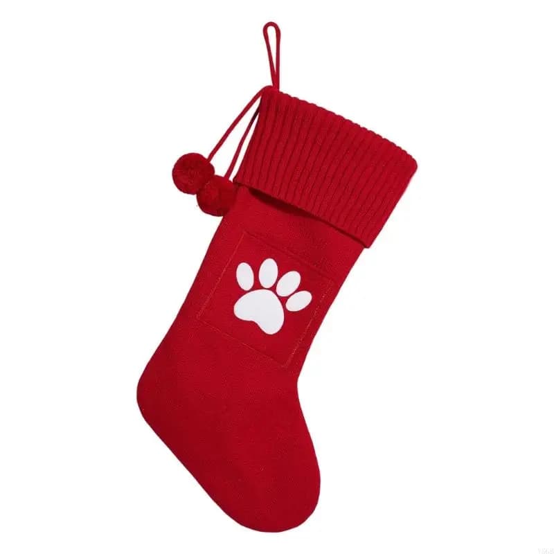 Acrylic Fibre Christmas Stocking with Loop