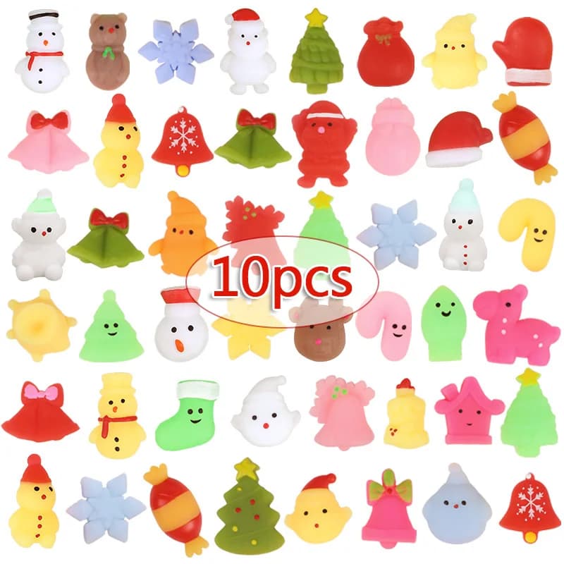 Christmas Mochi Squishy Stress Reliever Party Favors