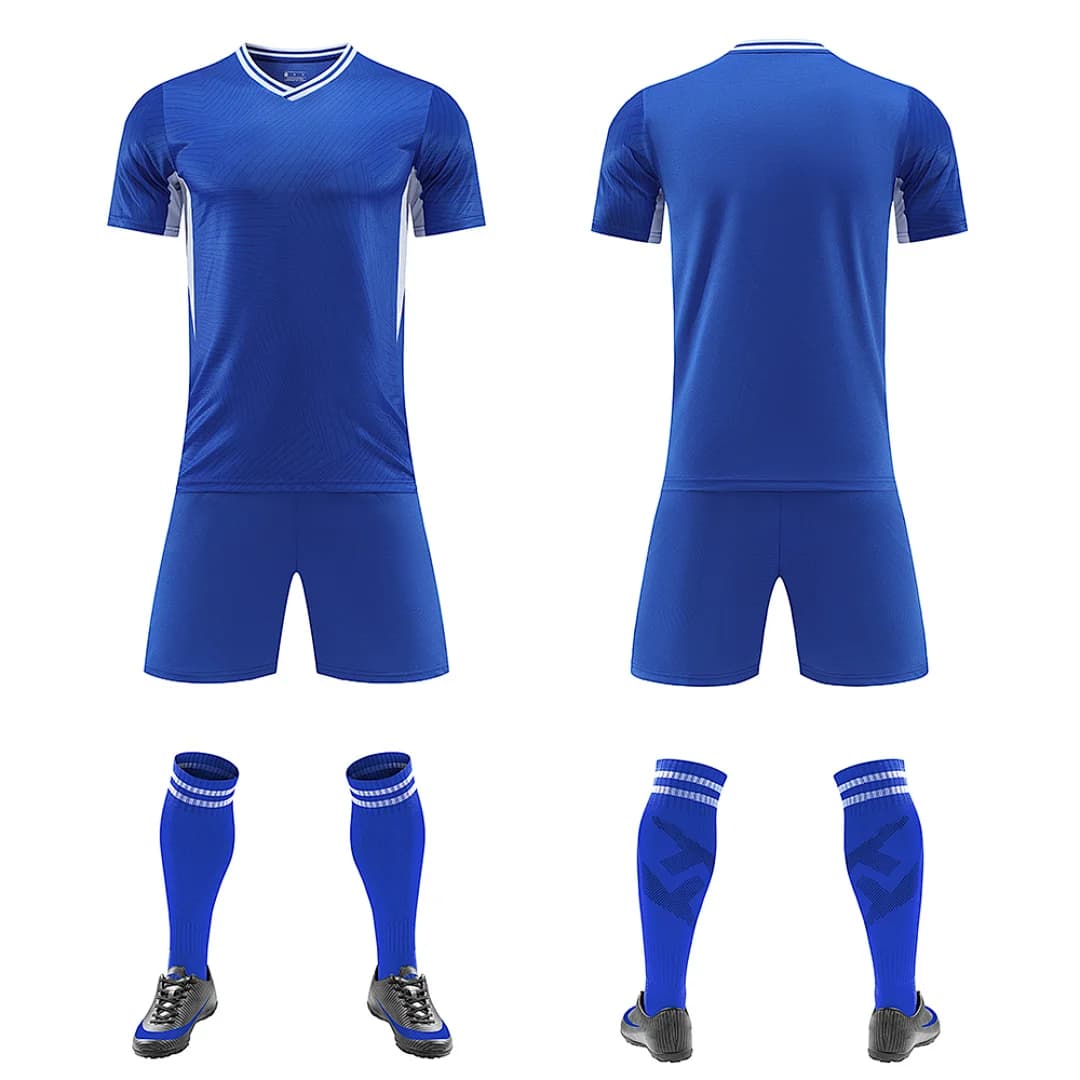 Unisex Blank Soccer Jersey Set