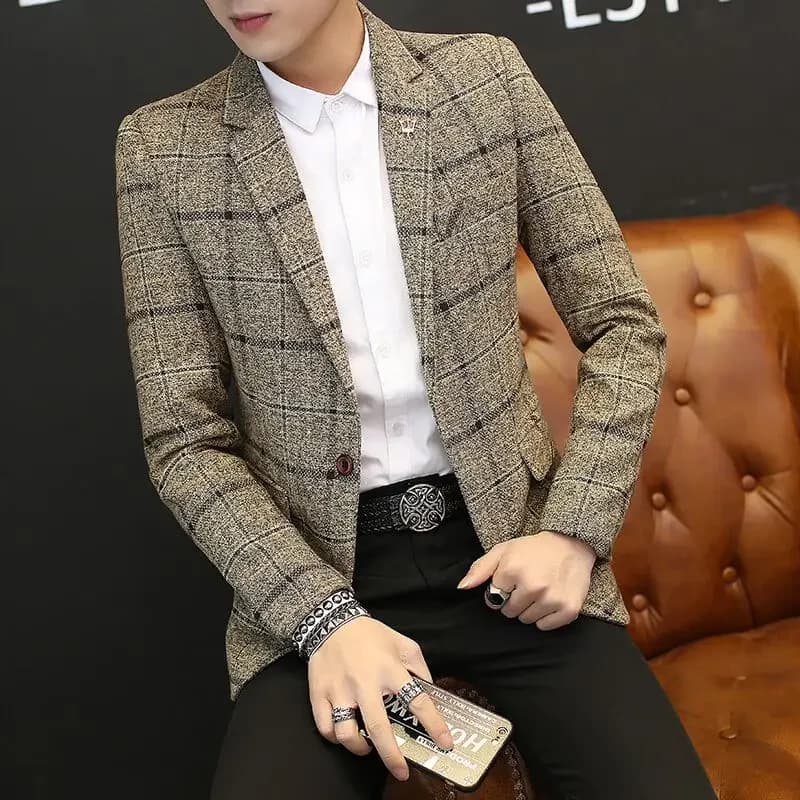 Men's Casual Grunge Spring Jacket