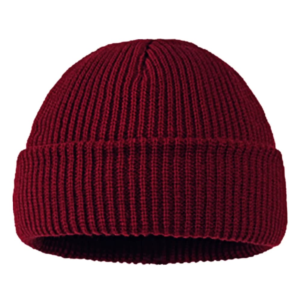 Wool Knit Beanie Cap