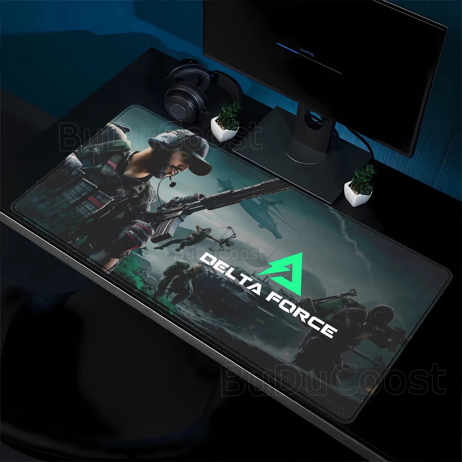 PC Game Delta Force Large mouse pad For Gaming mousepad with Stitched Edges and Non-Slip Rubber Base Extended game accessories