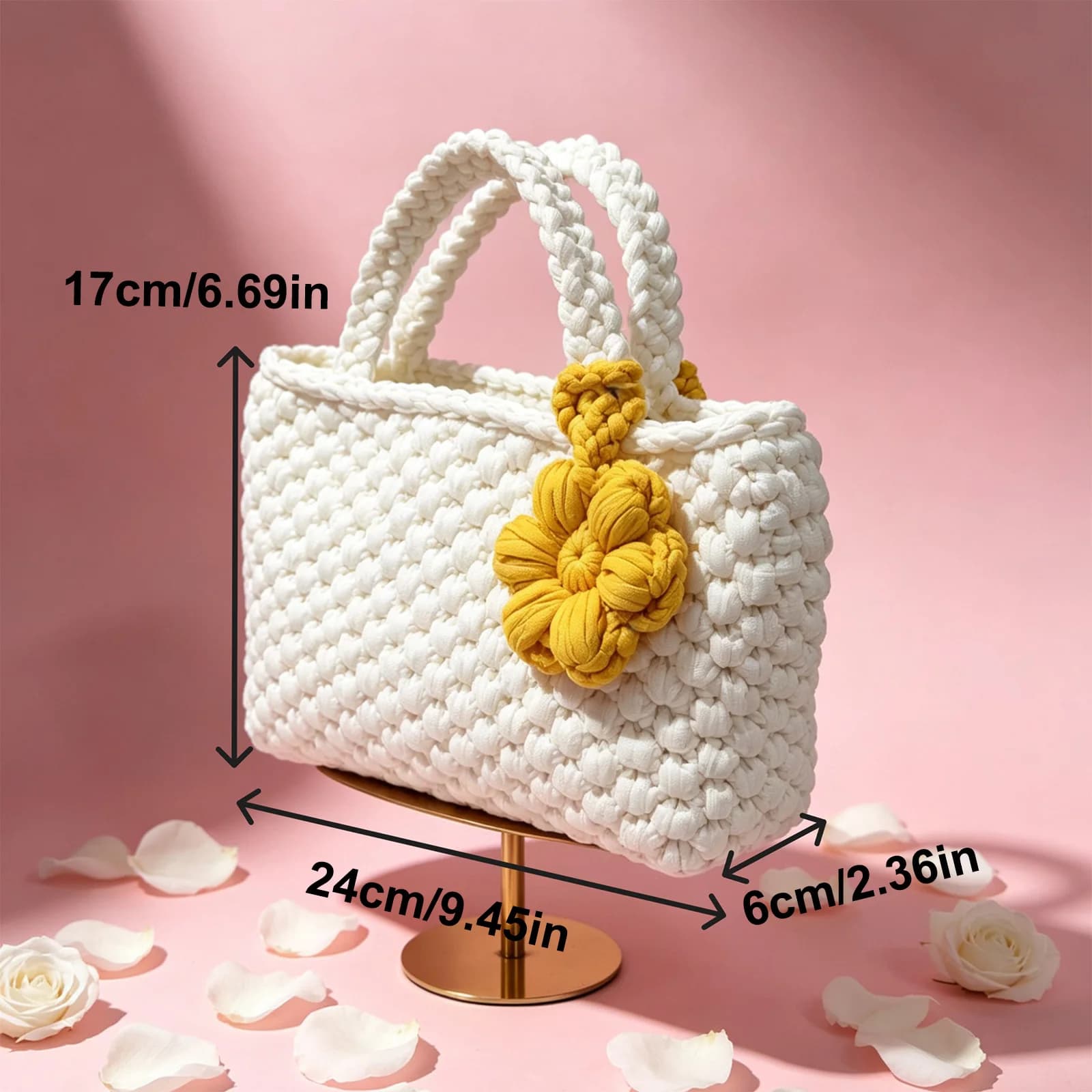 Women's Handbag, Bohemian Style Bag, Handmade Crochet Bag, Commuter Bag, Hawaiian Vacation Bag, Portable Bag, Unique Bag, Personalized Bag
