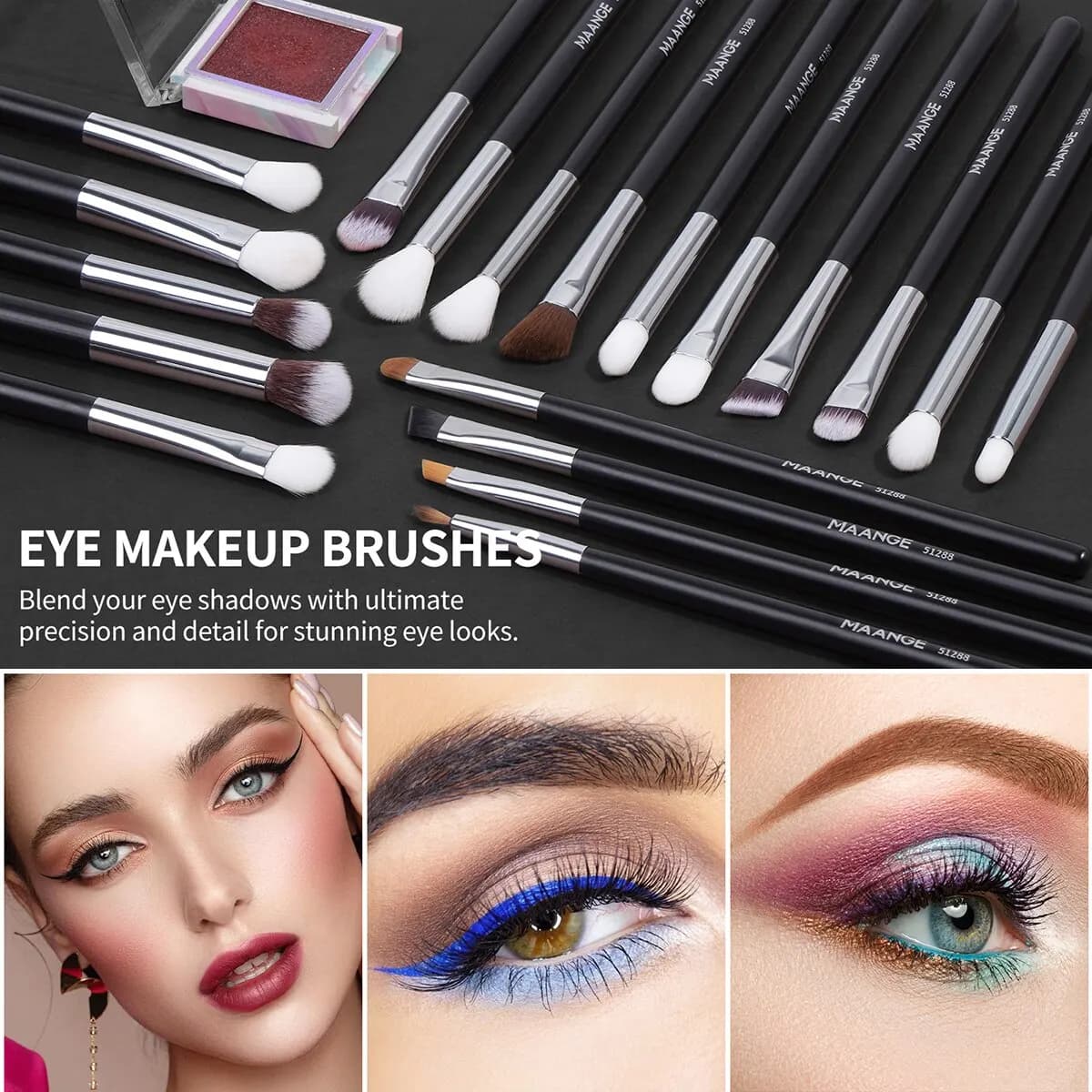 30PCs Professional Makeup Brushes Set Cosmetic Beauty Tools Foundation Eyeshadow Concealer Blend Brushes Fluffy Bristle Powder