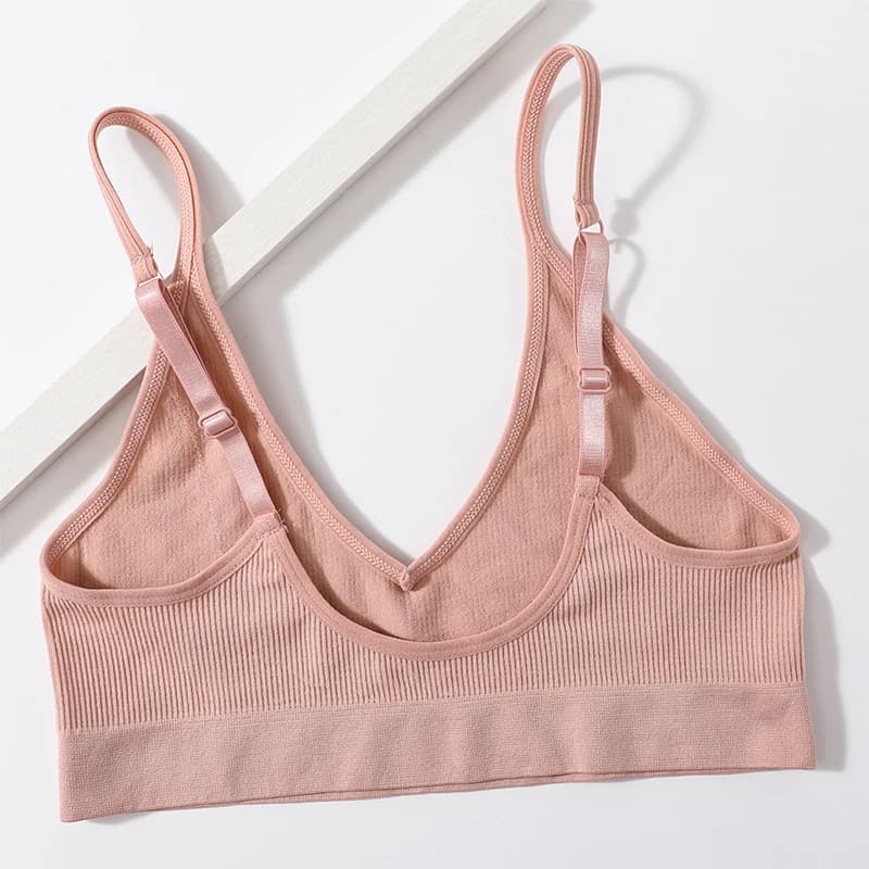 Women's Seamless Bralette And Thong Set
