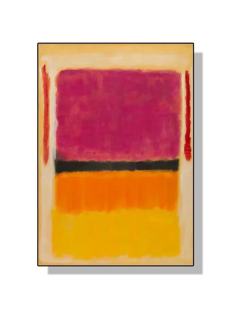 Abstract Colorfield Canvas Wall Art Print