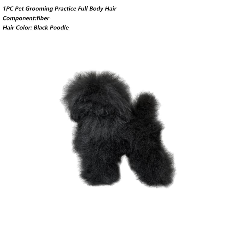 Pet Grooming Training Hair For Dog Model DIY Styling And Scissor Practice Tool B03D
