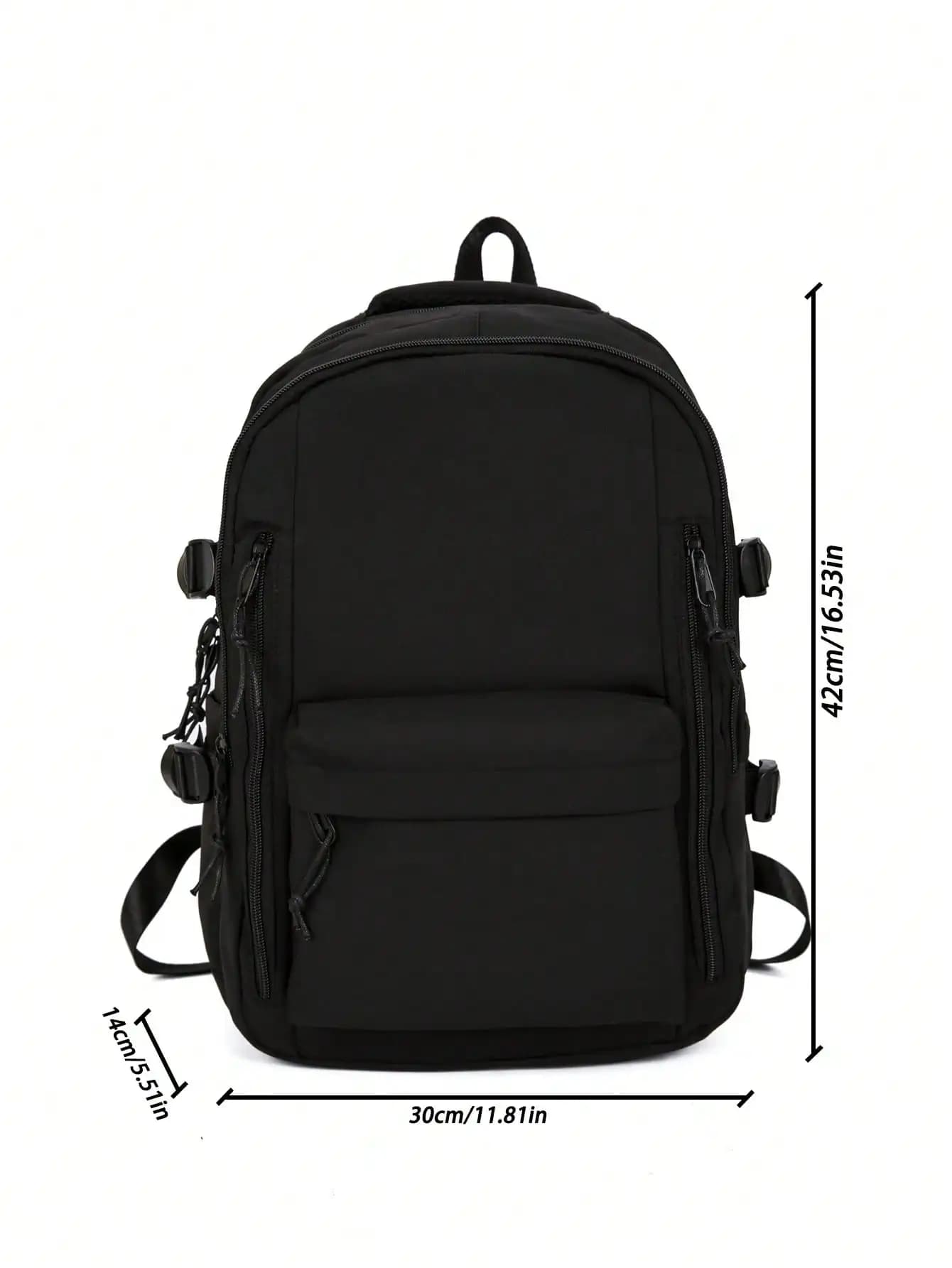 Lightweight Nylon Backpack with Laptop Compartment