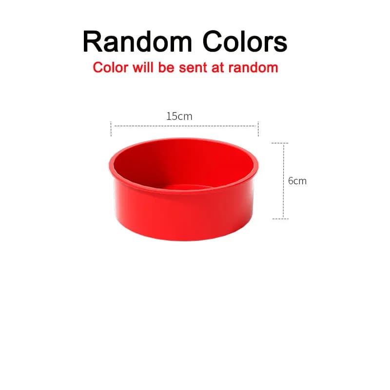 Silicone Round Cake Mold Non-Stick 4" 6