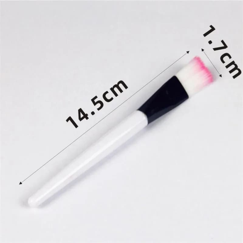 10pcs Face Skin Care Tools Mask Mud Mixing Brush White Acrylic Handle Fiber Hair Cosmetic Applicator DIY Beauty Tools