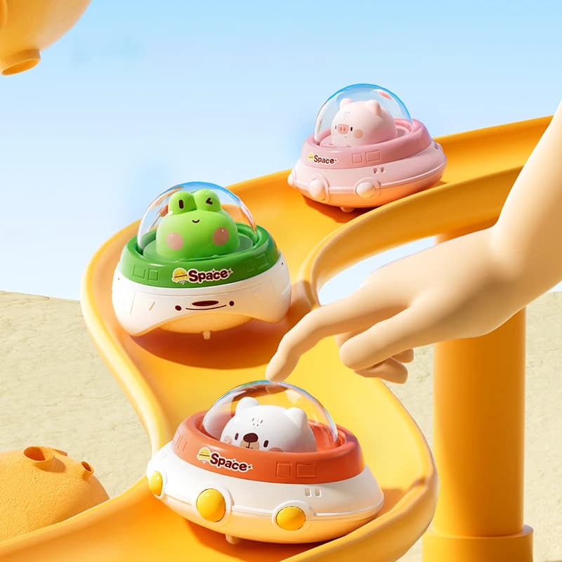 Toddler Push and Go Toy Cars Set