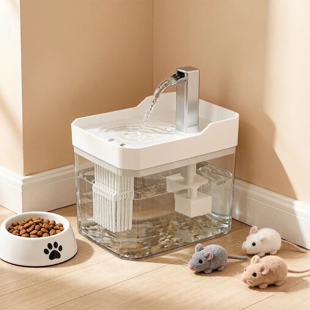 Cat Water Fountain with Auto Filter