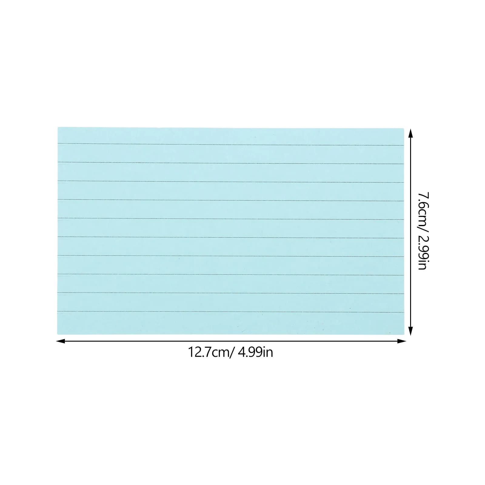 Colored Index Cards 300 Sheet Set Ruled Blank
