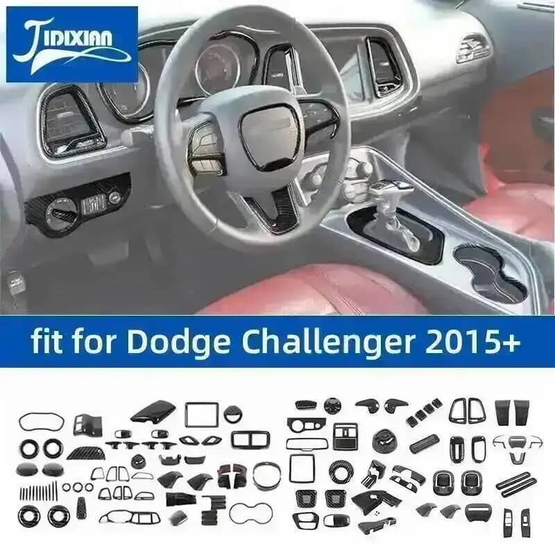 Carbon Fiber Interior Cover for Dodge Challenger
