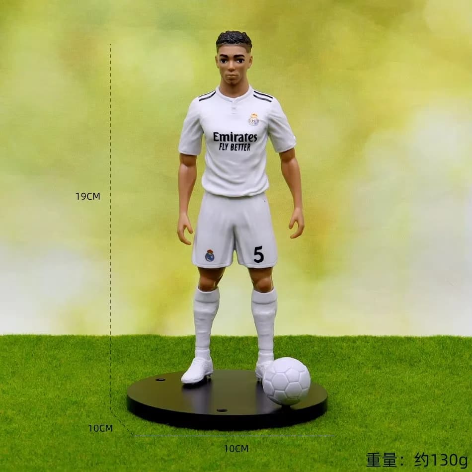 Soccer Player Action Figure with Base and Ball