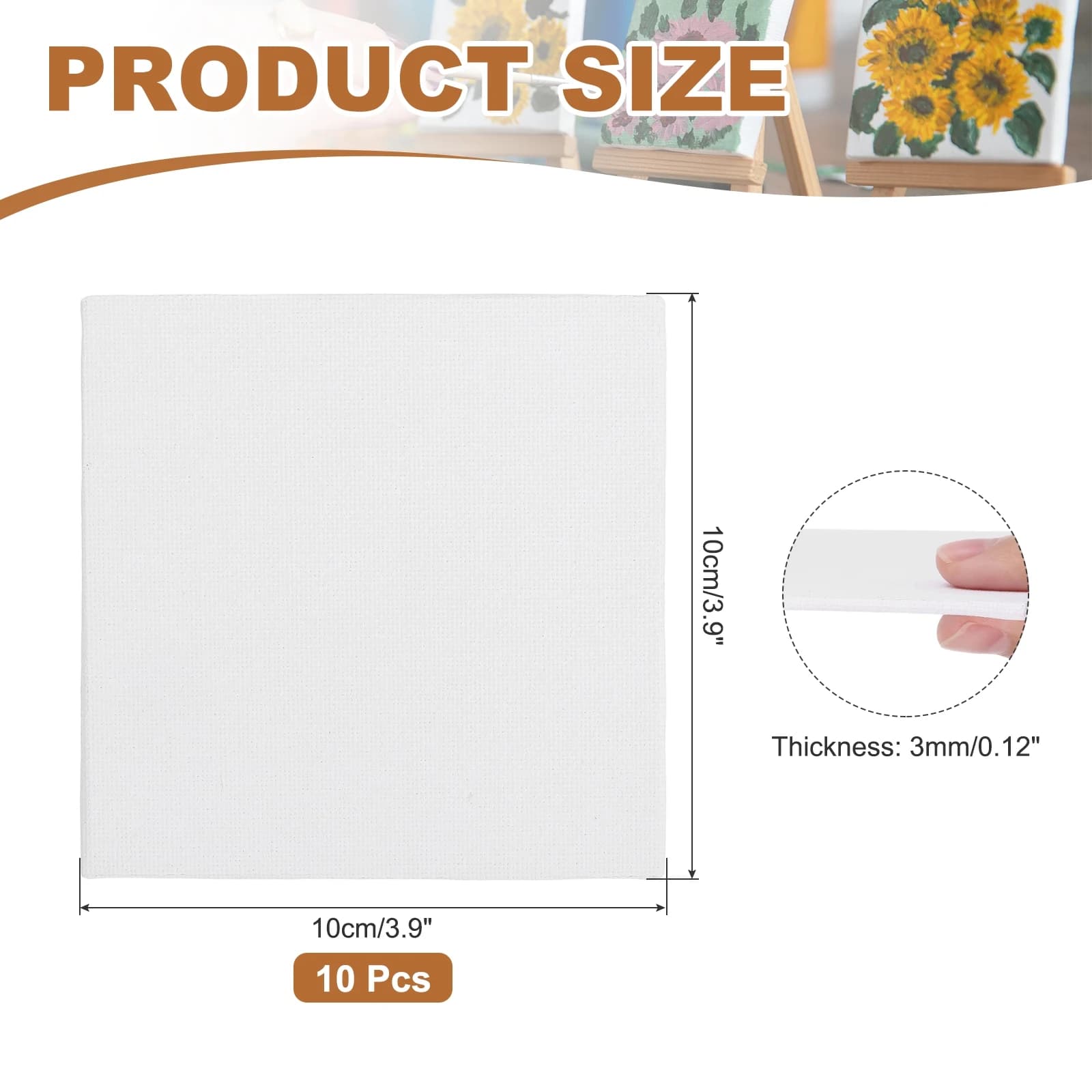 Primed Cotton Canvas Boards for Painting
