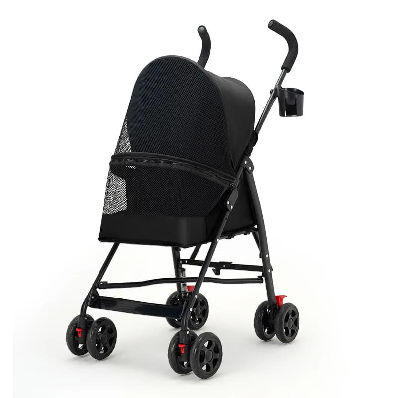 Pet Jogging Stroller with 4-Wheel Suspension