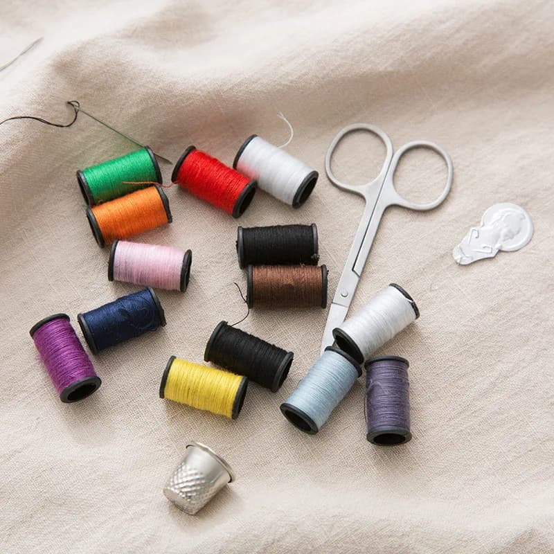 Premium Sewing Supplies Set with Needles and Thread