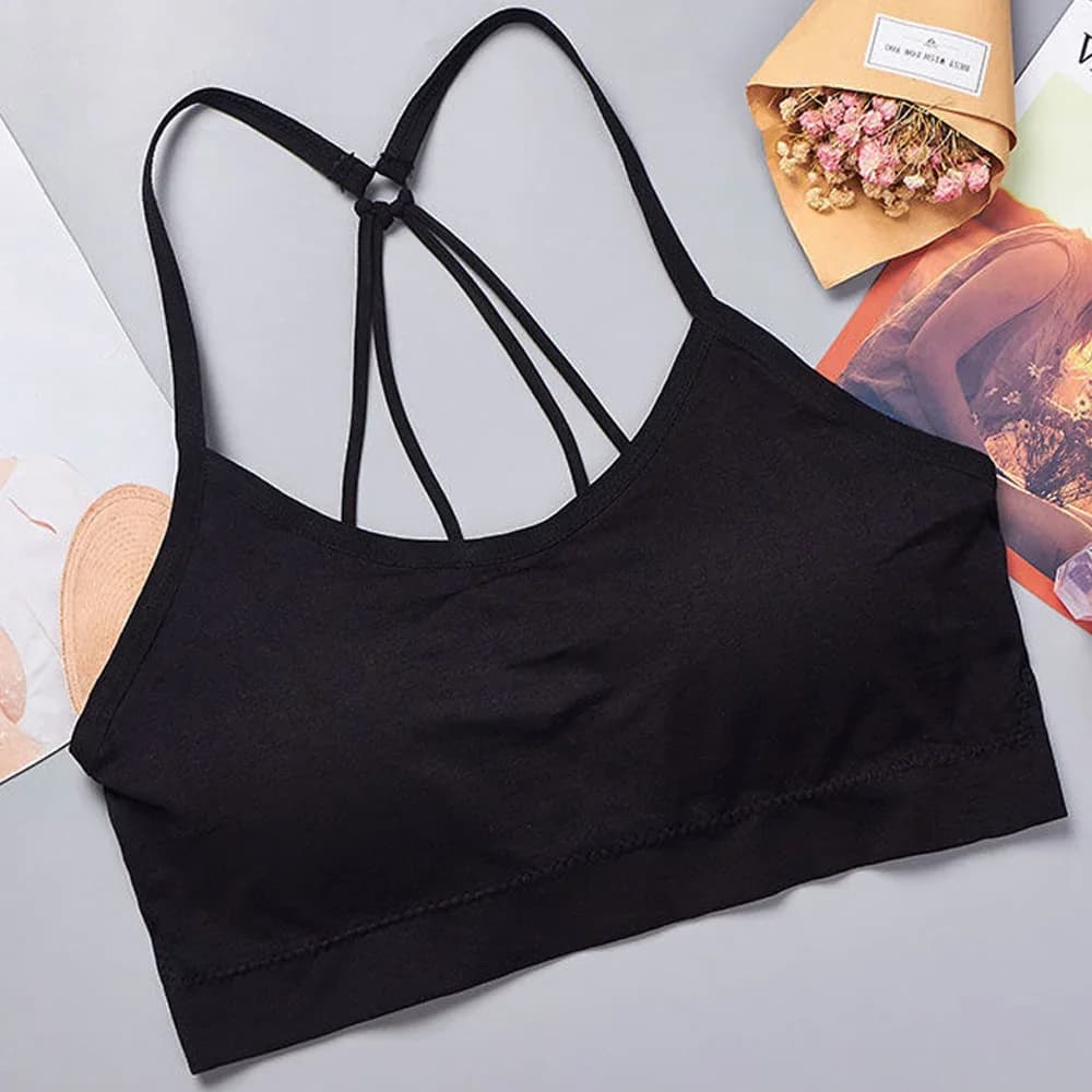 Seamless Crop Top Sports Underwear