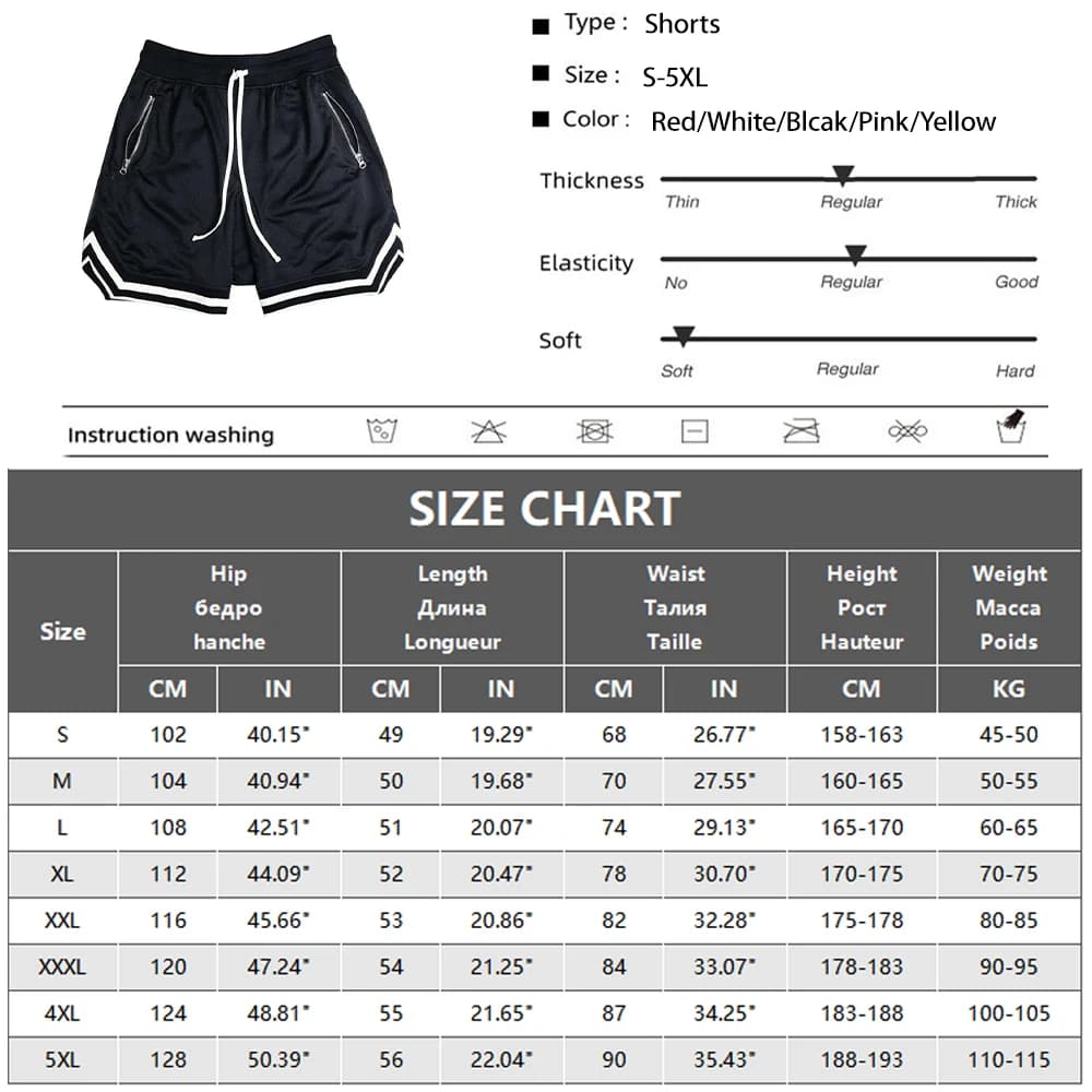Men's Basketball Shorts Mesh Quick Dry