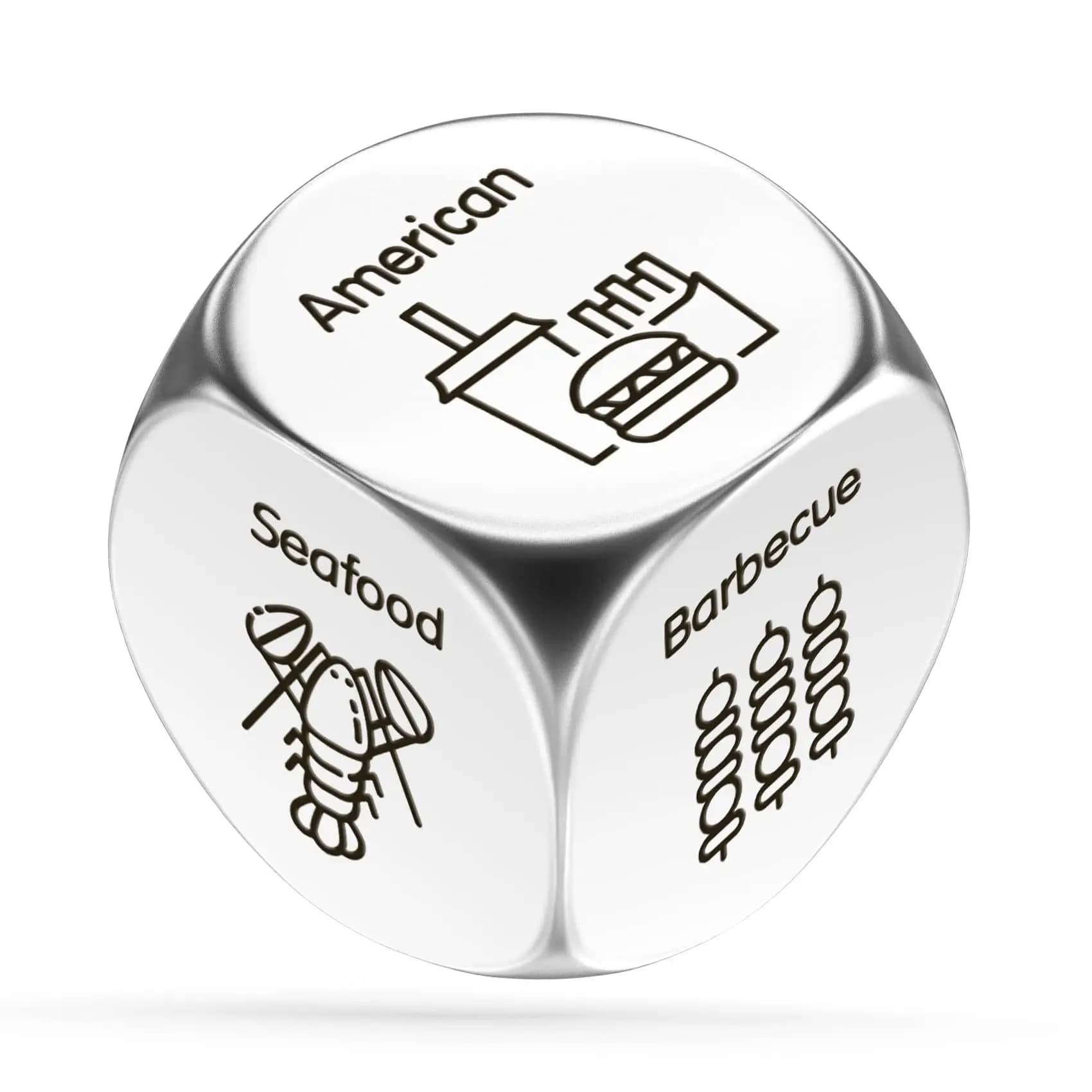 Stainless Steel Food Decision Dice