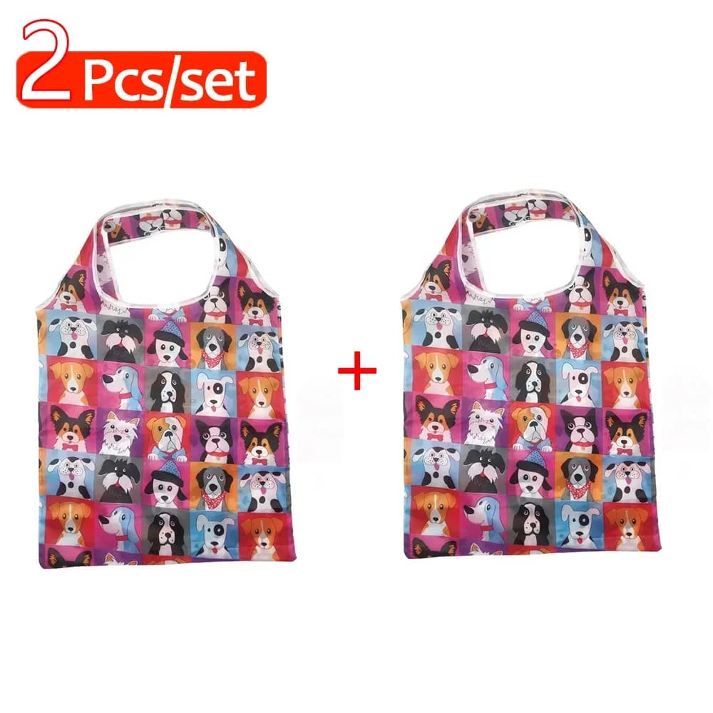 Foldable Nylon Shopping Tote Bag
