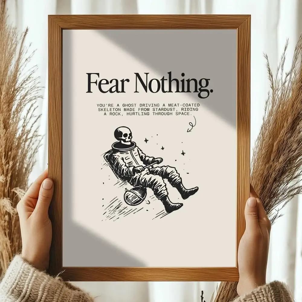 Home decor Life attitude quotes Poster HD art sticky wall waterproof home living room bedroom bar aesthetic decoration