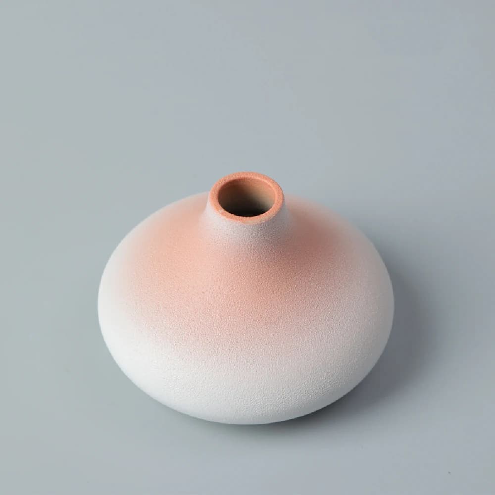 Ceramic Small flower Vase Home Decoration Crafts Tabletop Ornament Simplicity Japanese-style Decoration