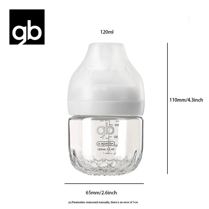 Glass Baby Bottle Wide-Neck