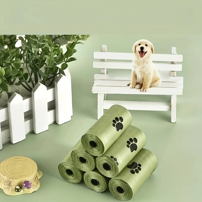 Dog and Cat Waste Bags with Dispenser